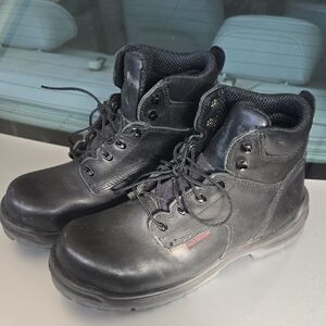 Red Wing Shoes Black Leather Work Boots Model no